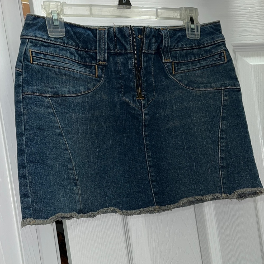 American Eagle Outfitters Denim Skirt - Dark Blue - Picture 1 of 3
